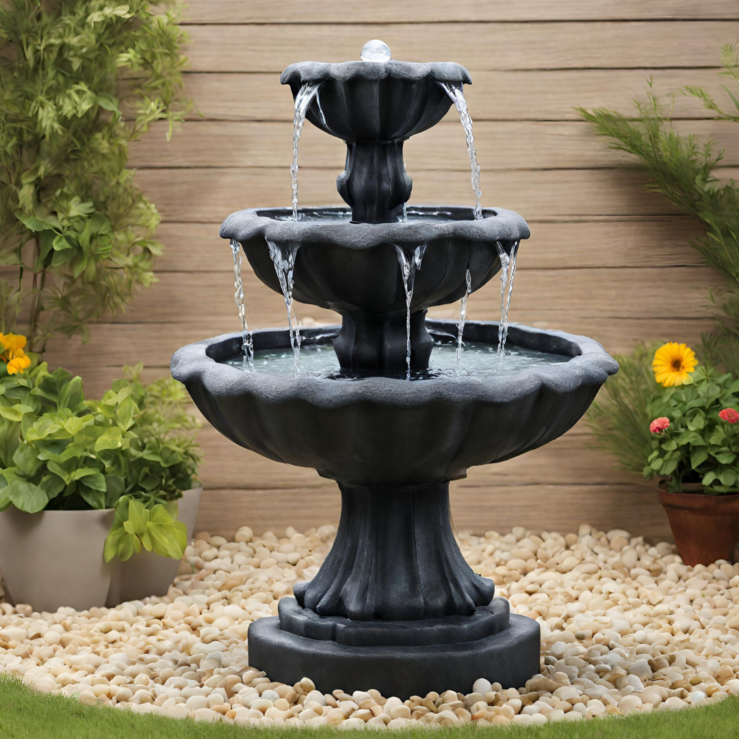 Solarbetriebener Springbrunnen „Inspiration“