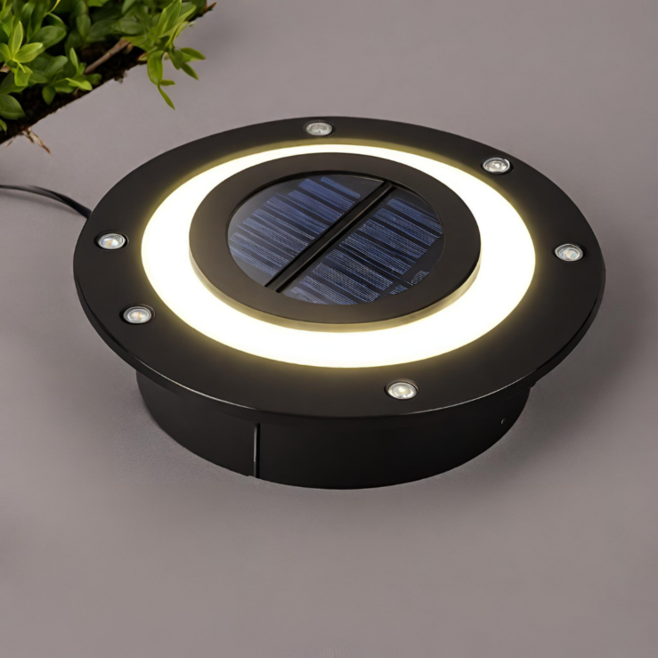 Solar LED-Bodeneinbauleuchte 4er Set